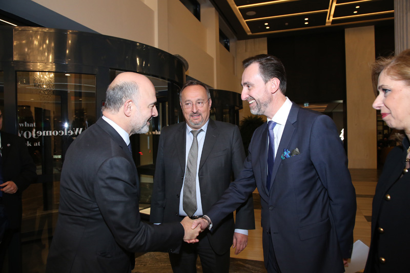 Groupama Ασφαλιστική, ένας από τους χορηγούς της εκδήλωσης προς τιμήν του Πιερ Μοσκοβισί