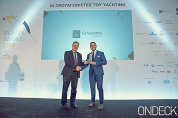 Τιμητική διάκριση της Groupama Ασφαλιστικής στο Yachting Awards Gala 2019